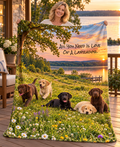 Personalize This Blanket - LABRADOR PUPPIES,  All You Need Is Love Of A Labrador - Deluxe Sherpa Throw Blanket