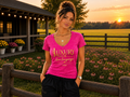 Regular Women Fit Lightly Shaped Tee - Luxury is My Love Language