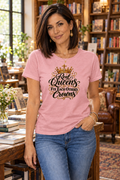 Light Weight Tri Blend Relaxed Fit Crew Neck Tee - Real Queens Fix Each Others Crowns