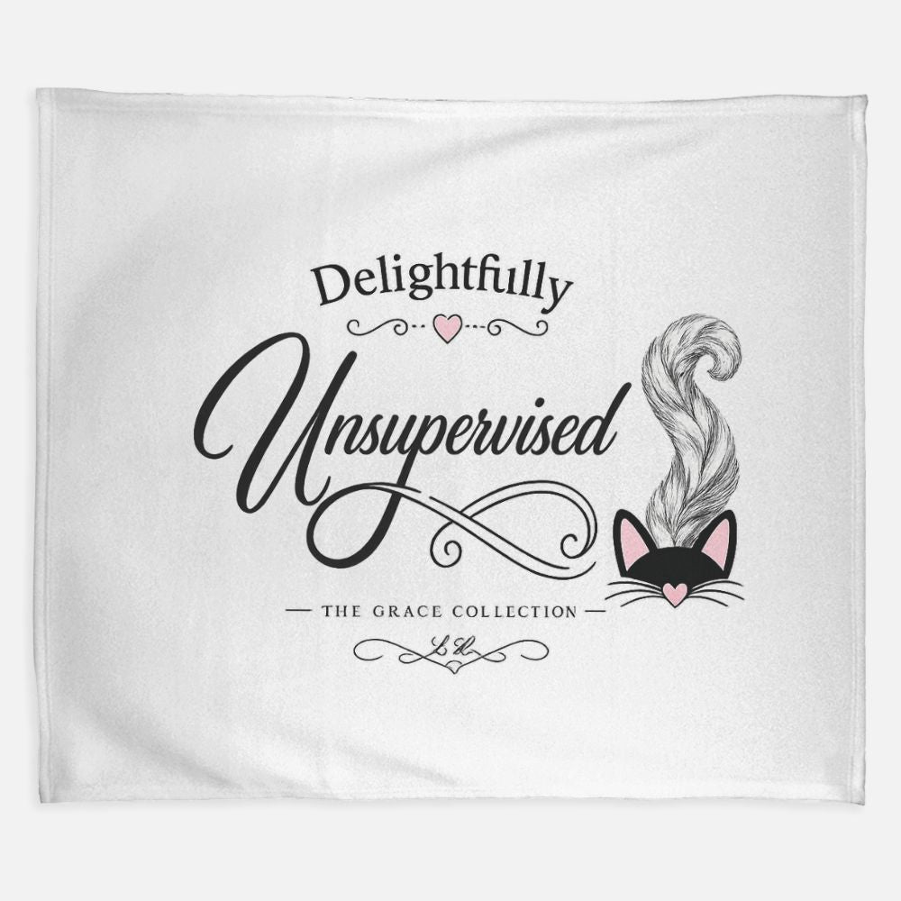 Soft Fleece Blanket - 50" x 60" - Delightfully Unsupervised