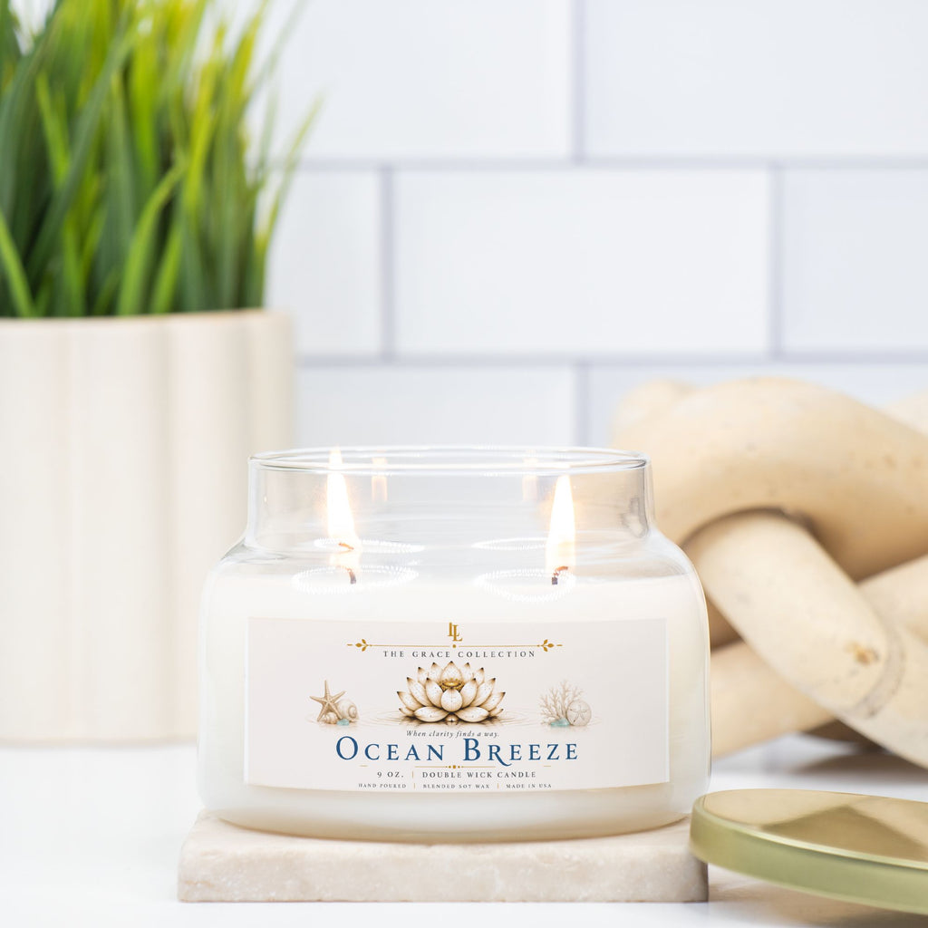 Ocean Breeze Candle Apothecary Jar (Double Wick)