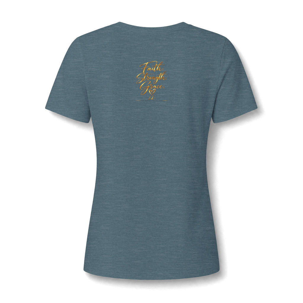 Heart Of A Lion | V-Neck T-Shirt