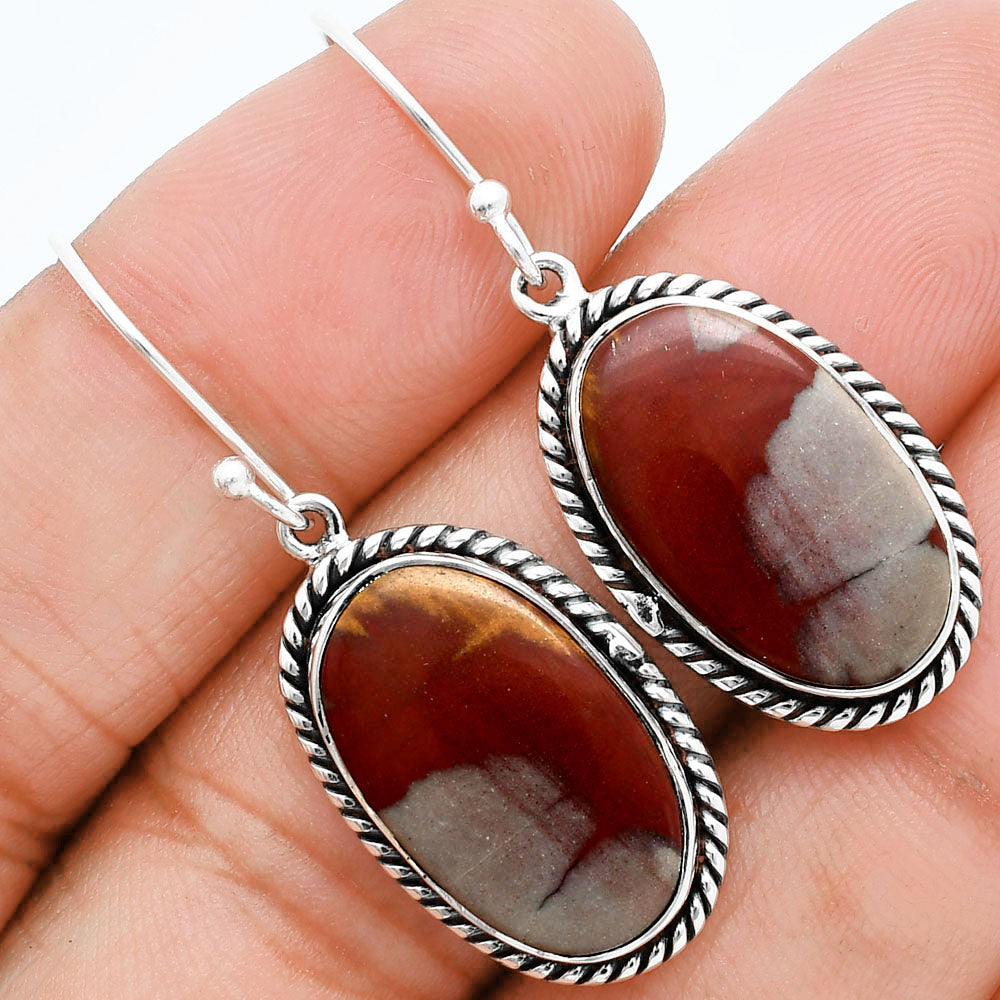 Desert Ember Noreena Jasper Sterling Silver Earrings