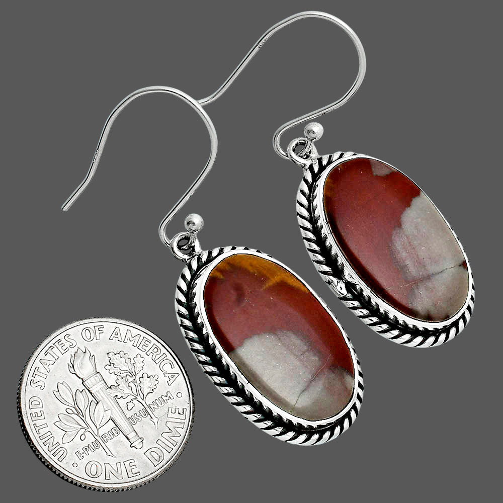 Desert Ember Noreena Jasper Sterling Silver Earrings