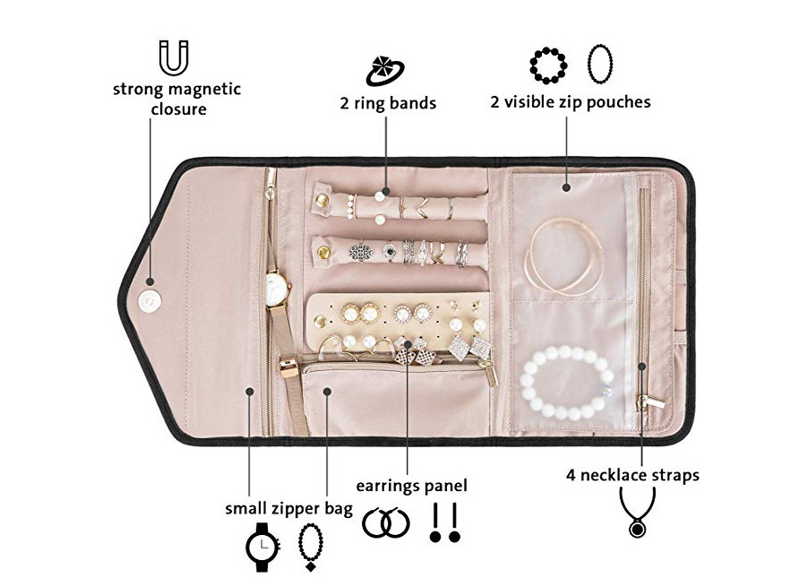 Graceful Journeys Foldable Jewelry Organizer