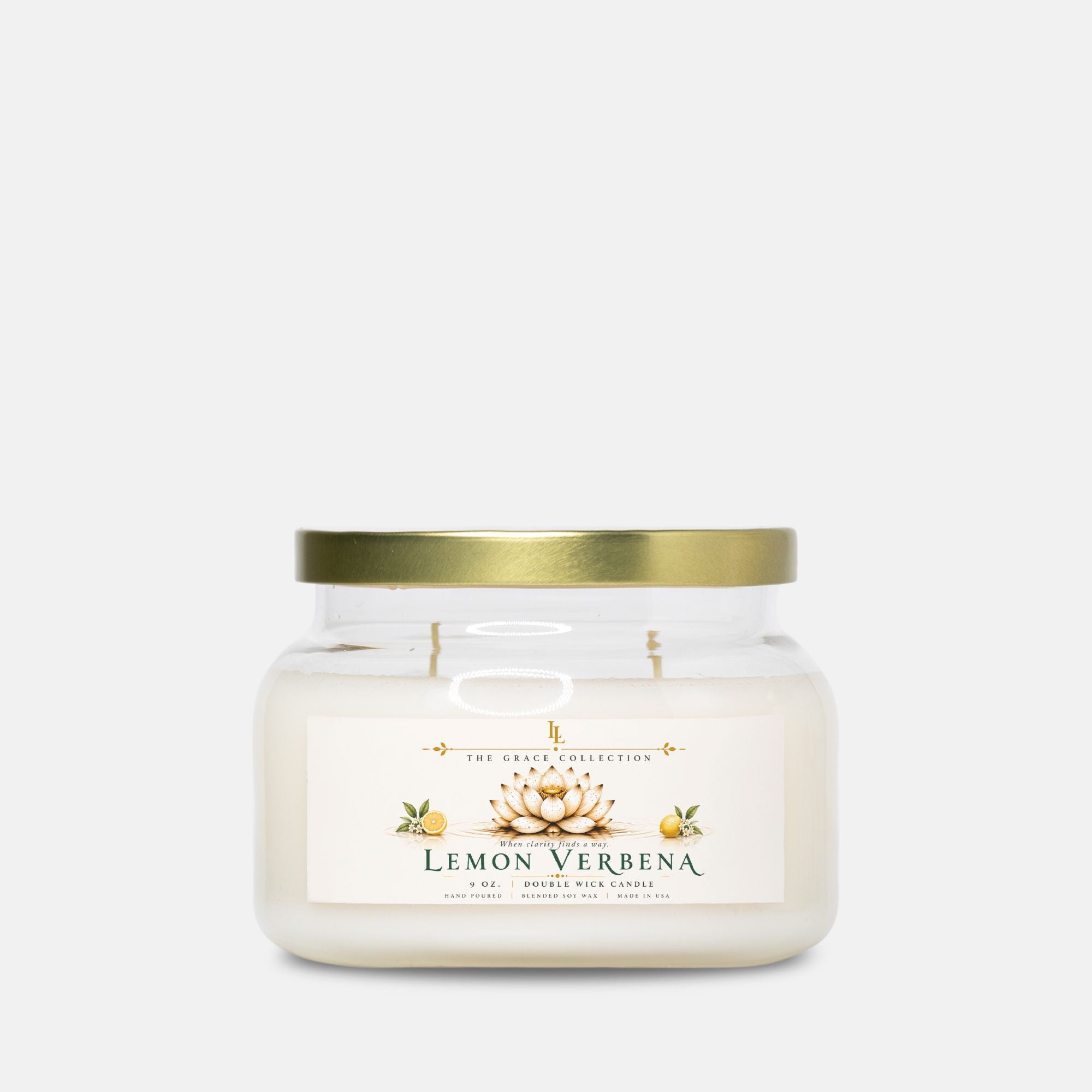 Lemon Verbena Candle Apothecary Jar (Double Wick)