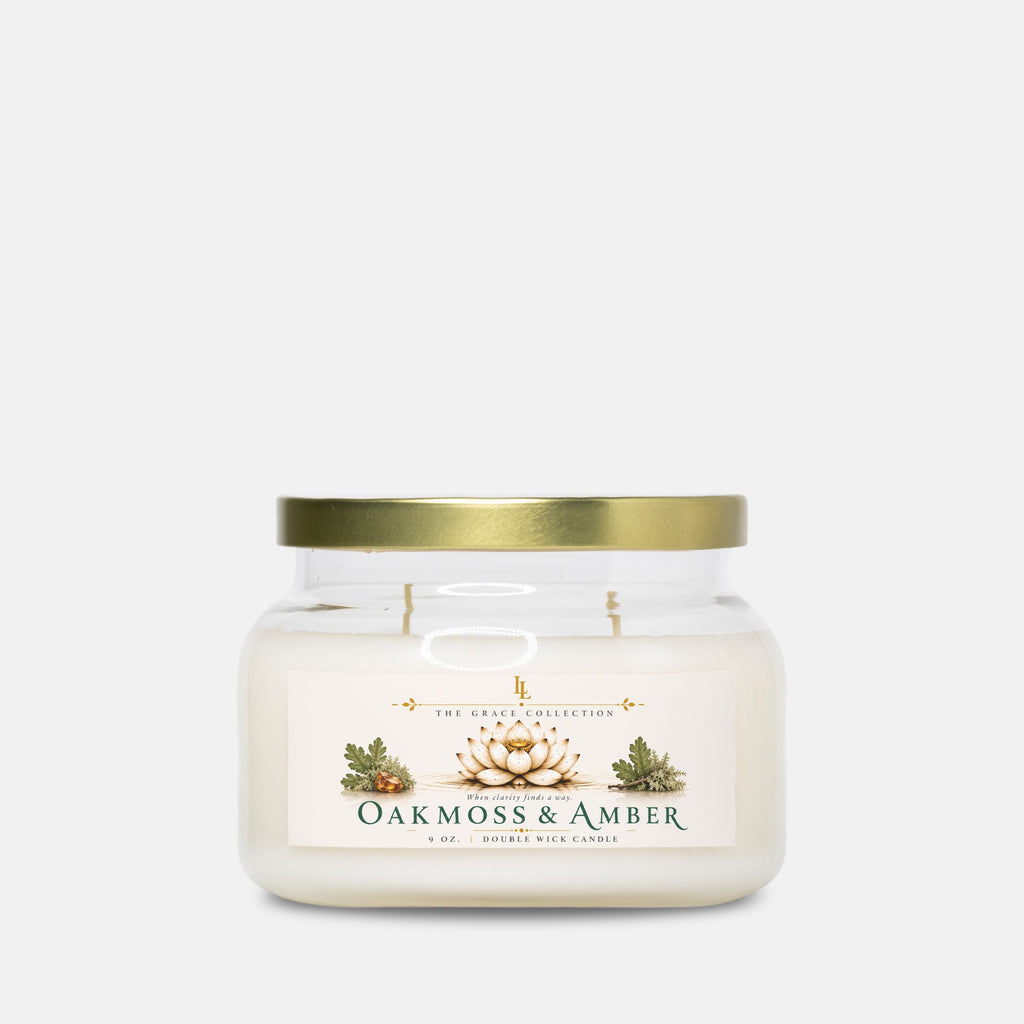 Oakmoss & Amber Candle Apothecary Jar (Double Wick)