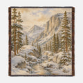 Snowy Sierra - Woven Blanket Tapestry Throw 54" x 60"