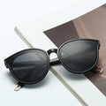Grace Retro Cat Eye Sunglasses with Luxury Mirror Coating