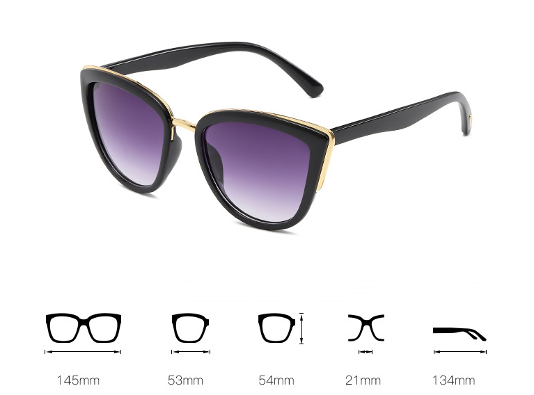Grace Classic Cat-eye Sunglasses UV400