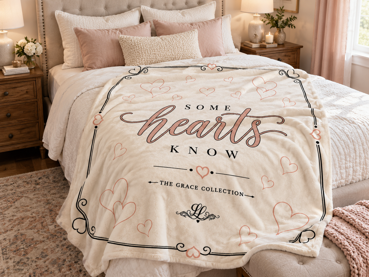"Some Hearts Know" -  Arctic Fleece Blanket