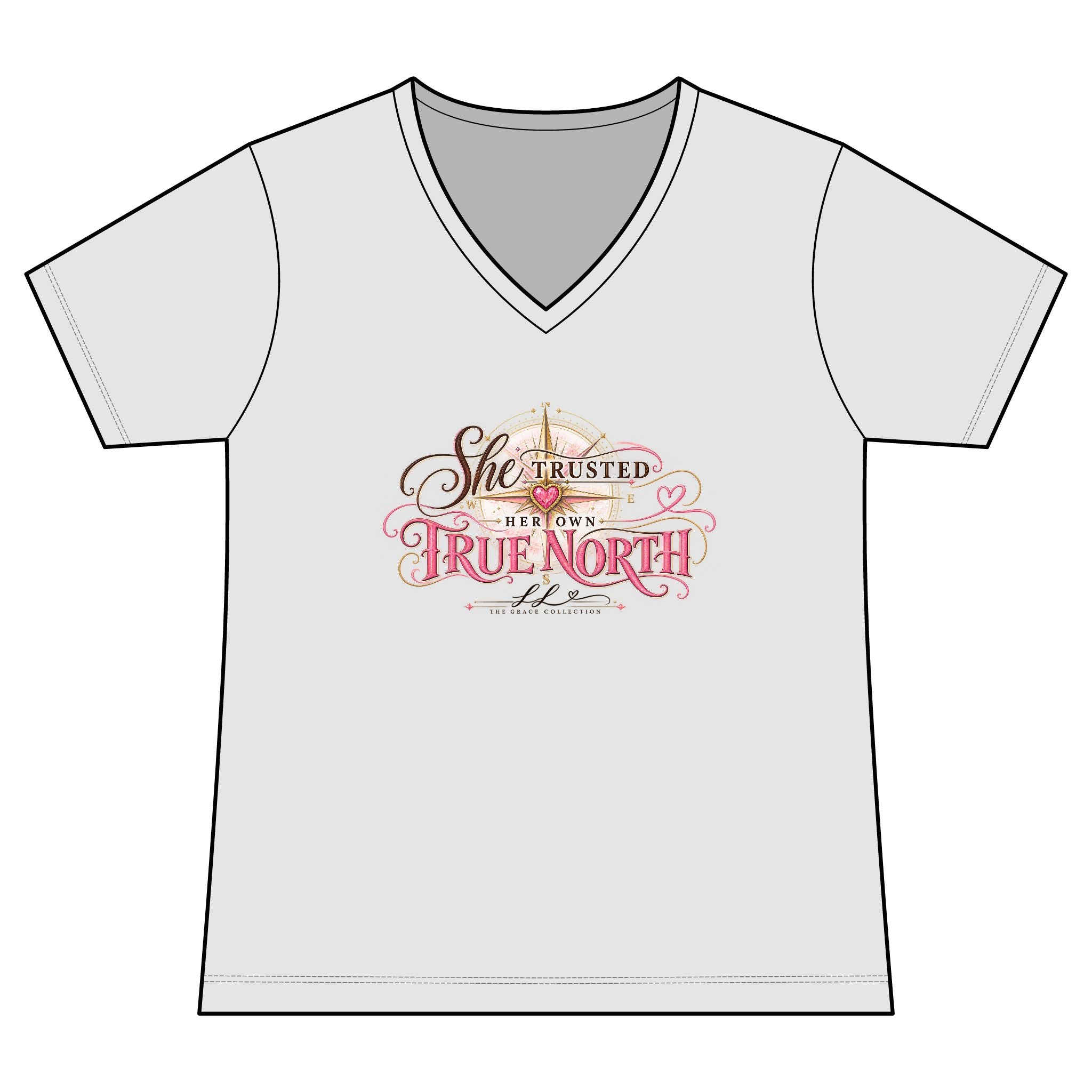 “She Trusted Her Own True North”  Womens Tee