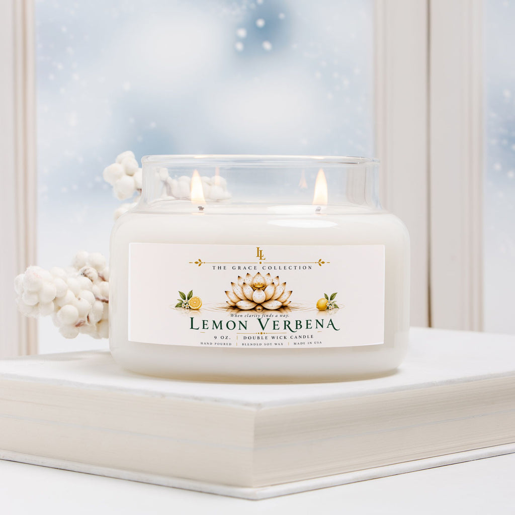Lemon Verbena Candle Apothecary Jar (Double Wick)