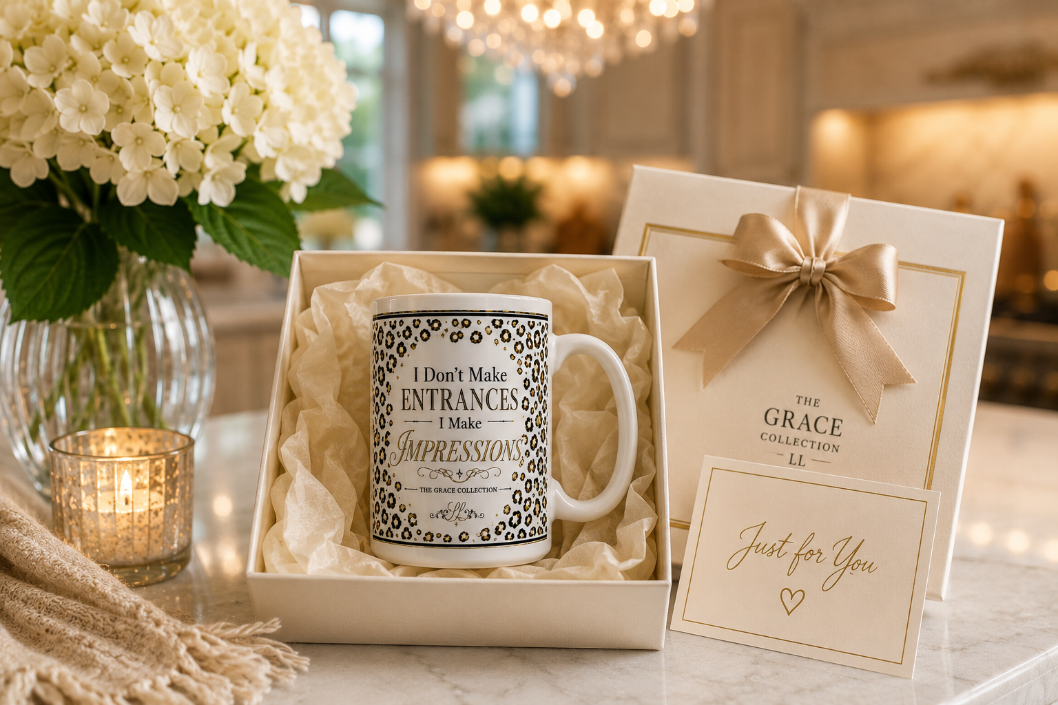 I Don't Make Entrances I Make Impressions - 15 oz ceramic mug
