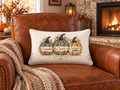 Pumpkin Kisses & Autumn Wishes Lumbar Pillow