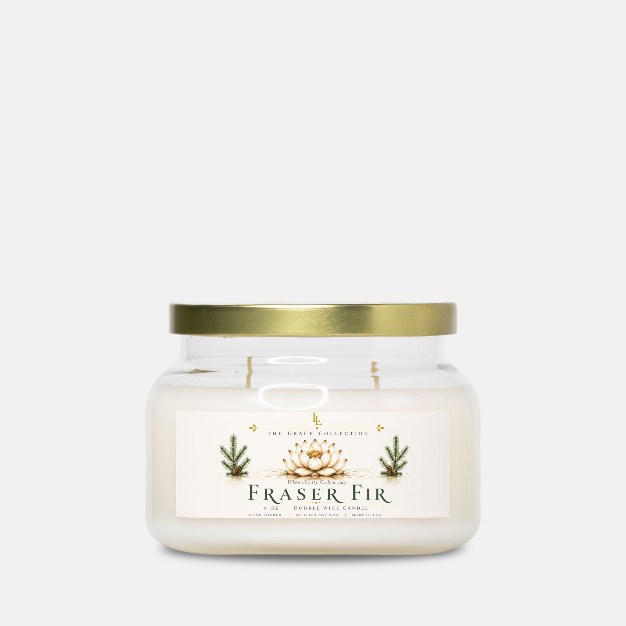 Fraser Fir Candle Apothecary Jar (Double Wick)