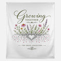 Soft Fleece Blanket - 50" x 60" - Growing Together