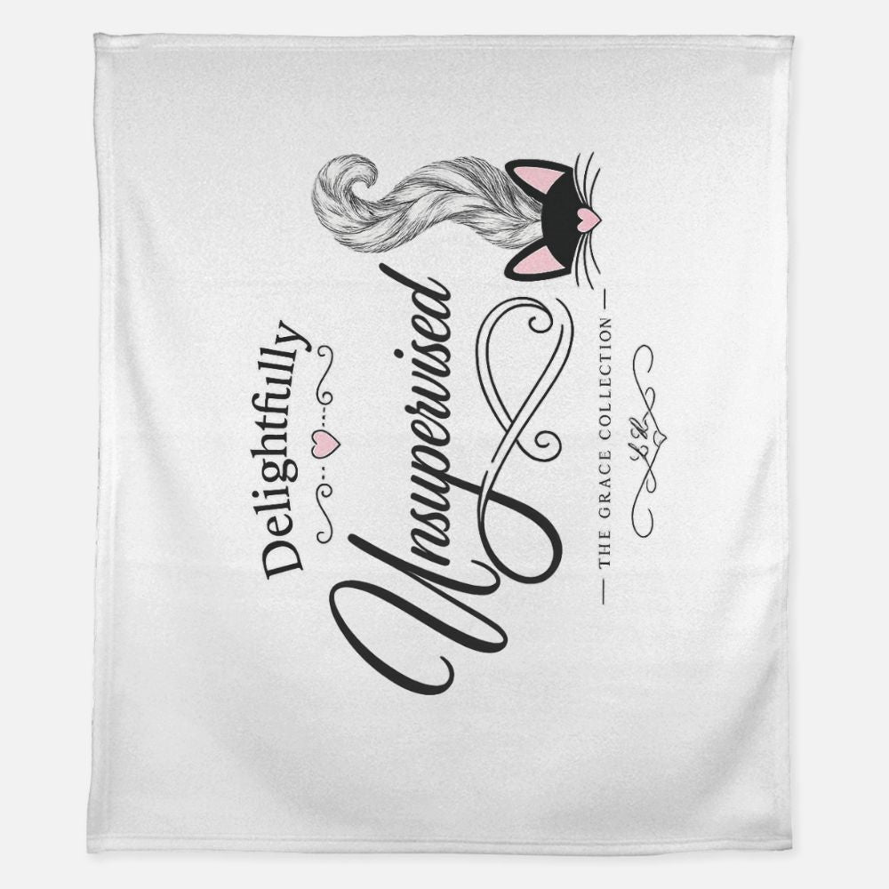 Soft Fleece Blanket - 50" x 60" - Delightfully Unsupervised
