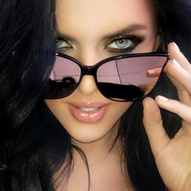 Grace Retro Cat Eye Sunglasses with Luxury Mirror Coating