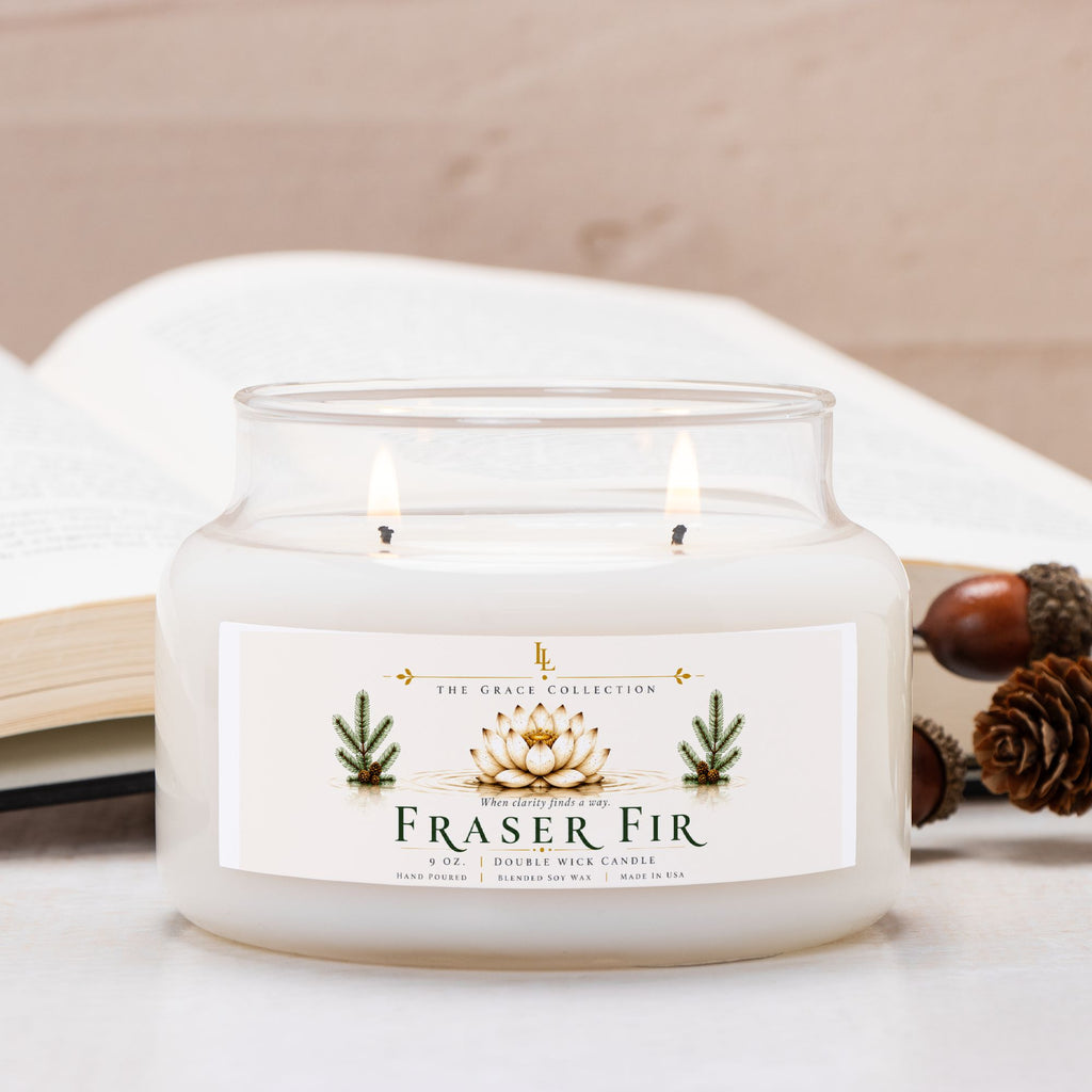 Fraser Fir Candle Apothecary Jar (Double Wick)