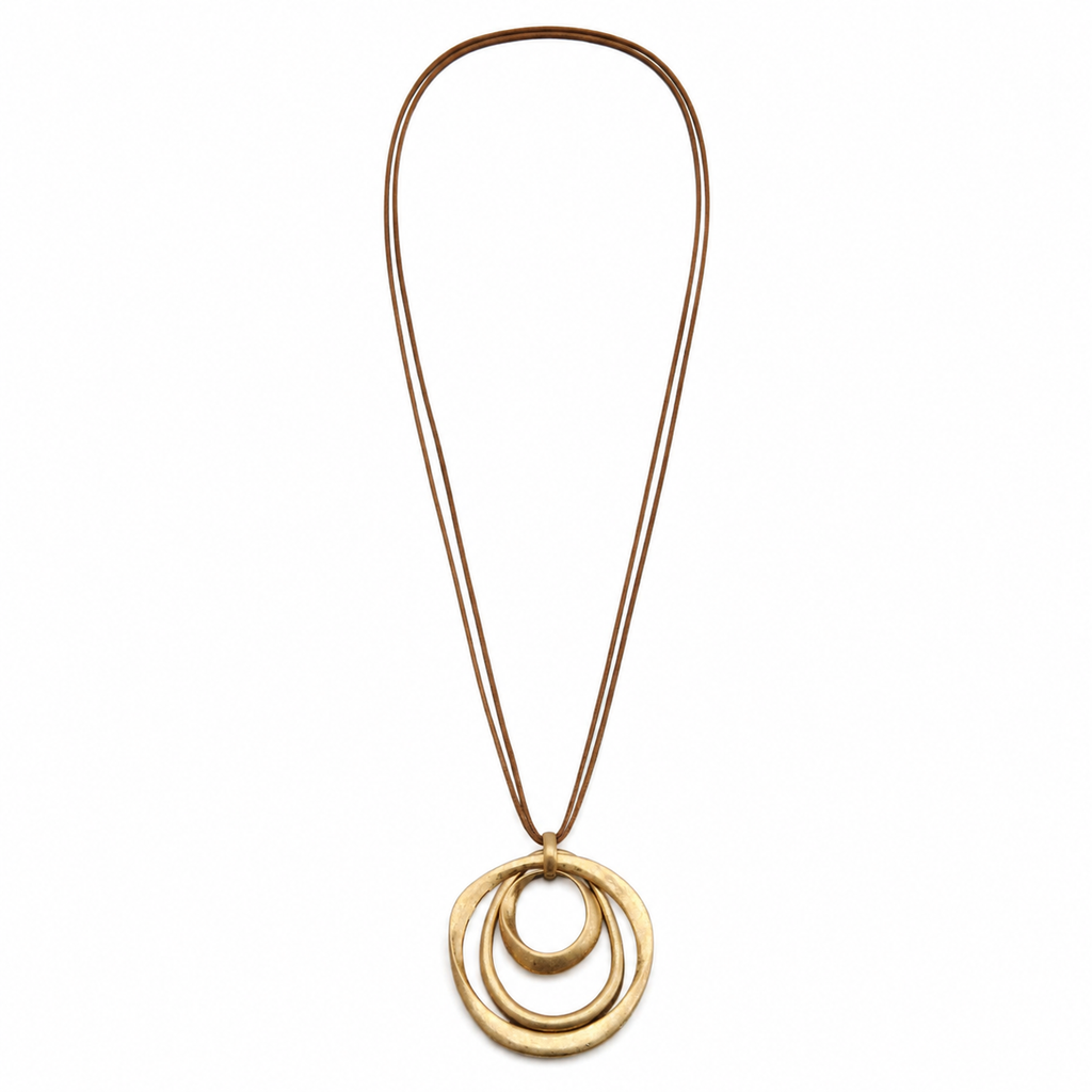 Golden Harmony Statement Necklace