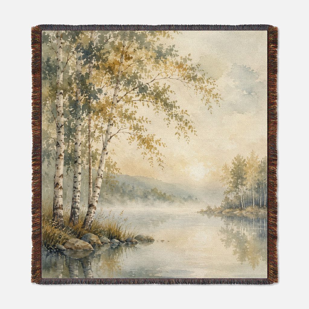 Woven Blanket Tapestry Throw 54" x 60"